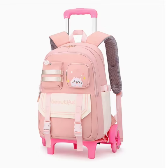 Foldable Rolling Luggage Bag - Zaino con ruote per la scuola