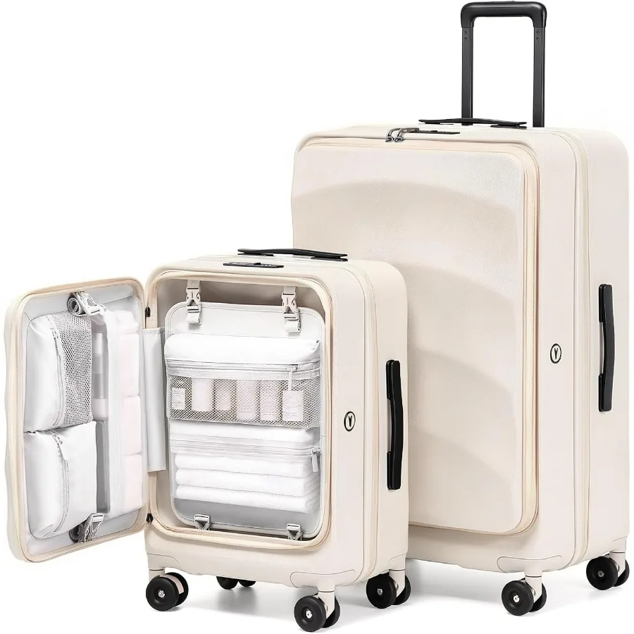 Set di valigie espandibili con - Expandable Hard Shell Luggage Set recensione e prezzo