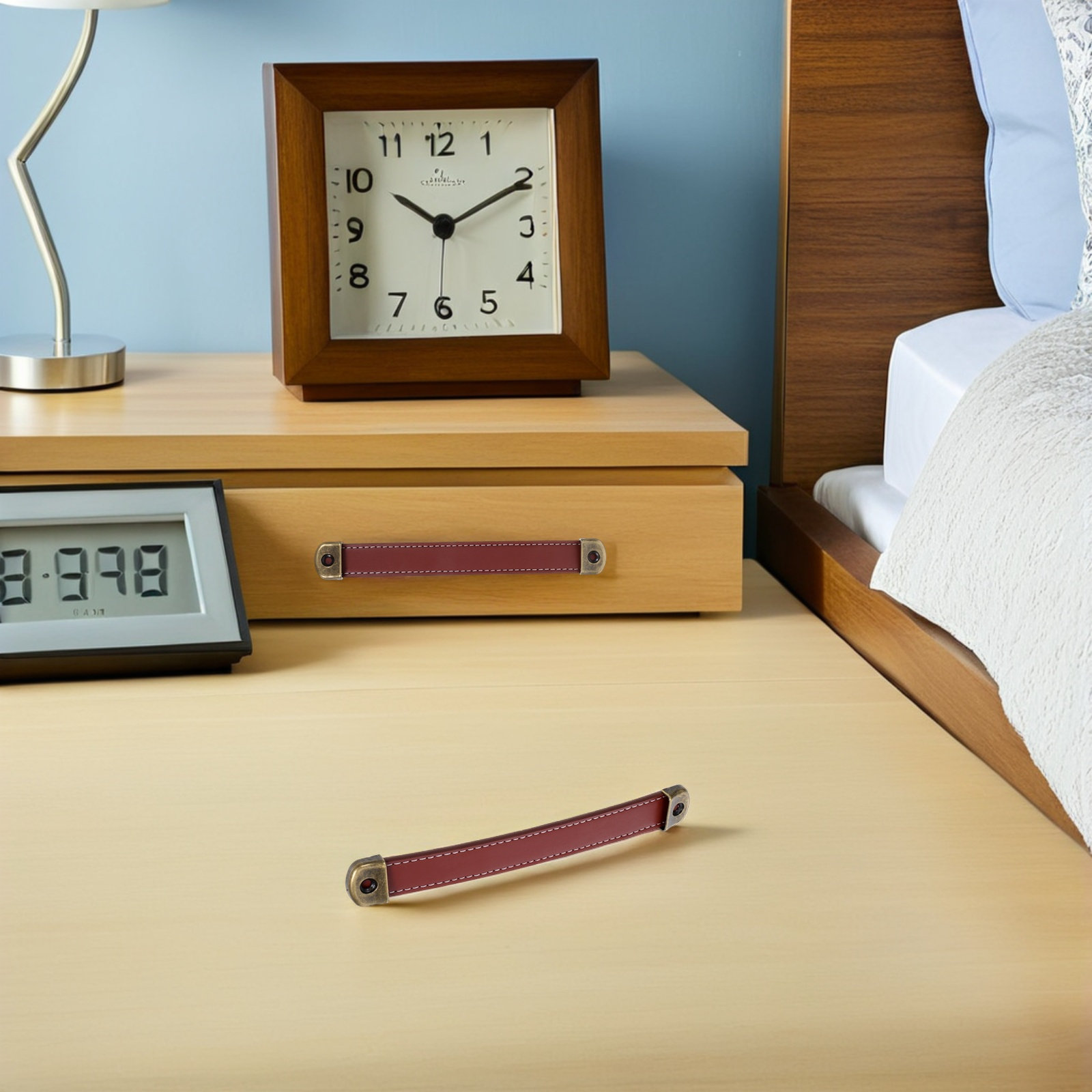 2 maniglie per cassetti in PU  - Retro Vintage Trunk Suitcase recensione e prezzo