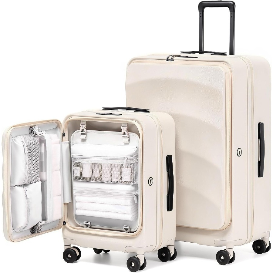 Set di valigie espandibili con - Expandable Hard Shell Luggage Set recensione e prezzo