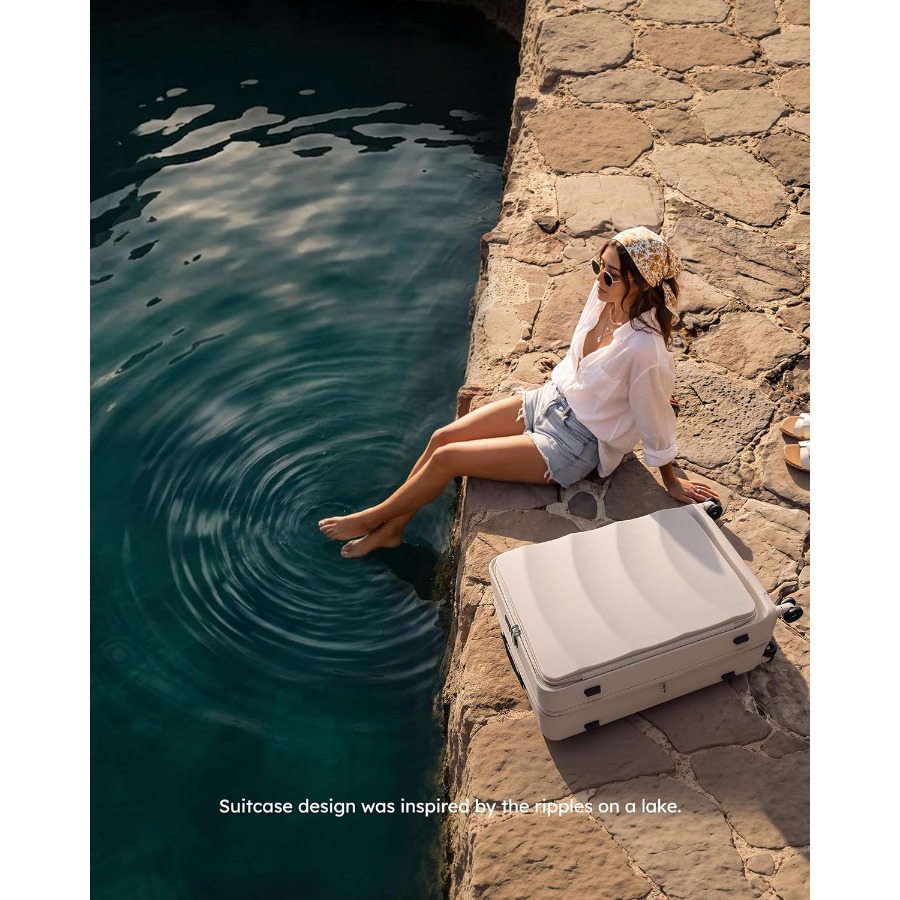 Set di valigie espandibili con - Expandable Hard Shell Luggage Set recensione e prezzo