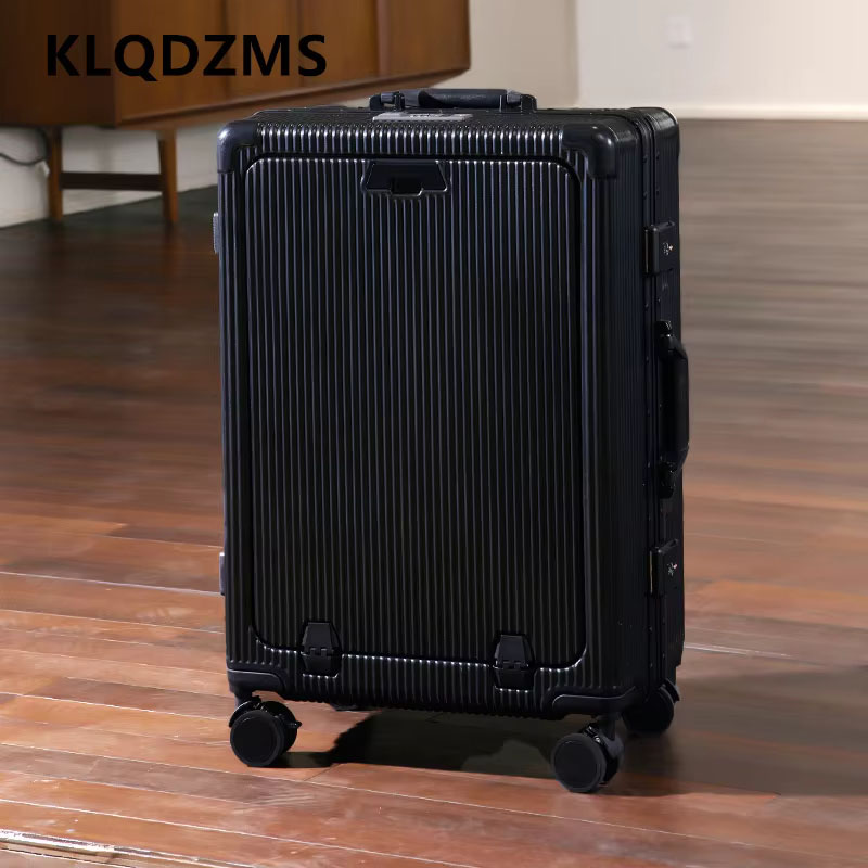 KLQDZMS Valigia da viaggio con - Front Opening Laptop Luggage 24 Inch recensione e prezzo