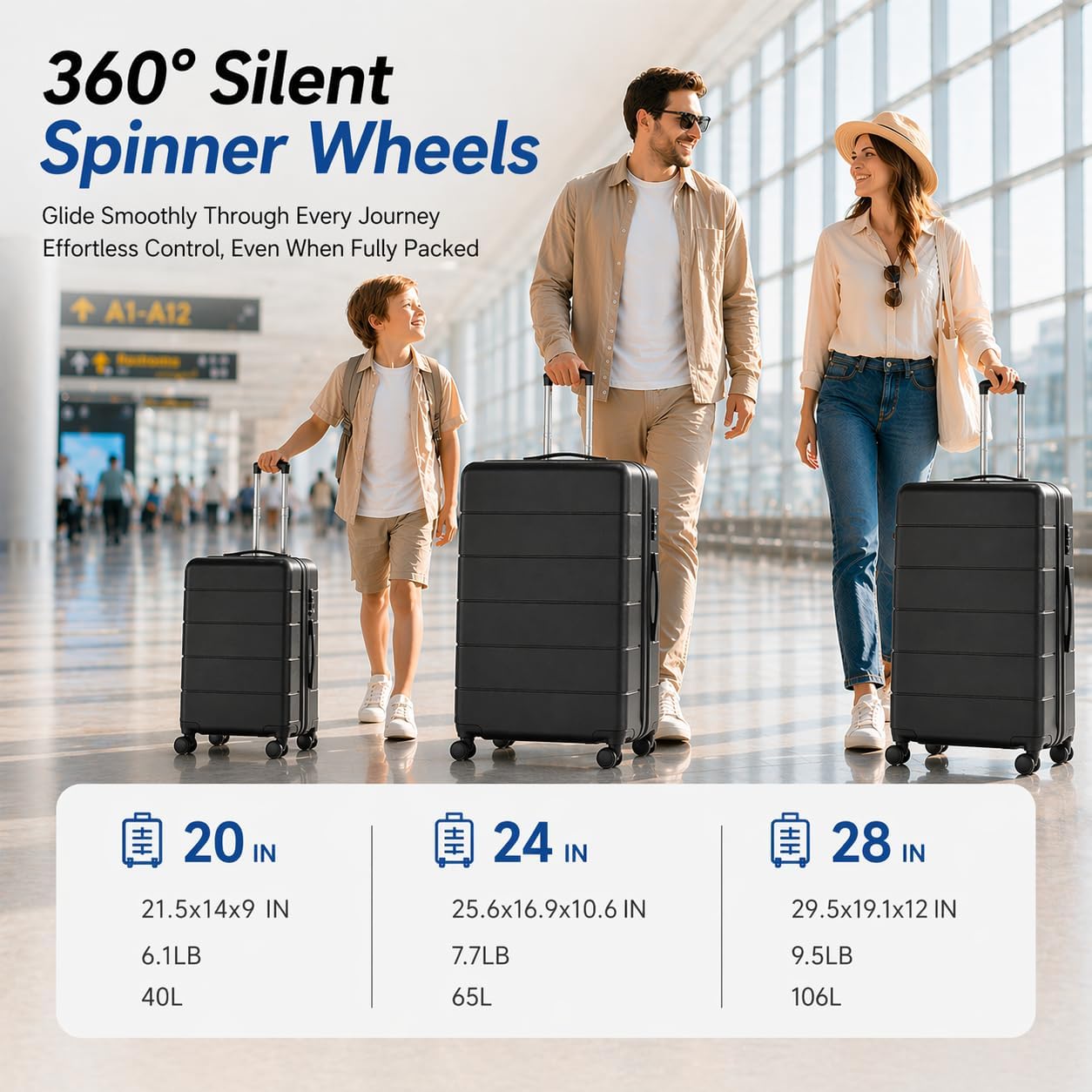 Set di valigie rigide espandib - Expandable Hard Shell Luggage Set recensione e prezzo