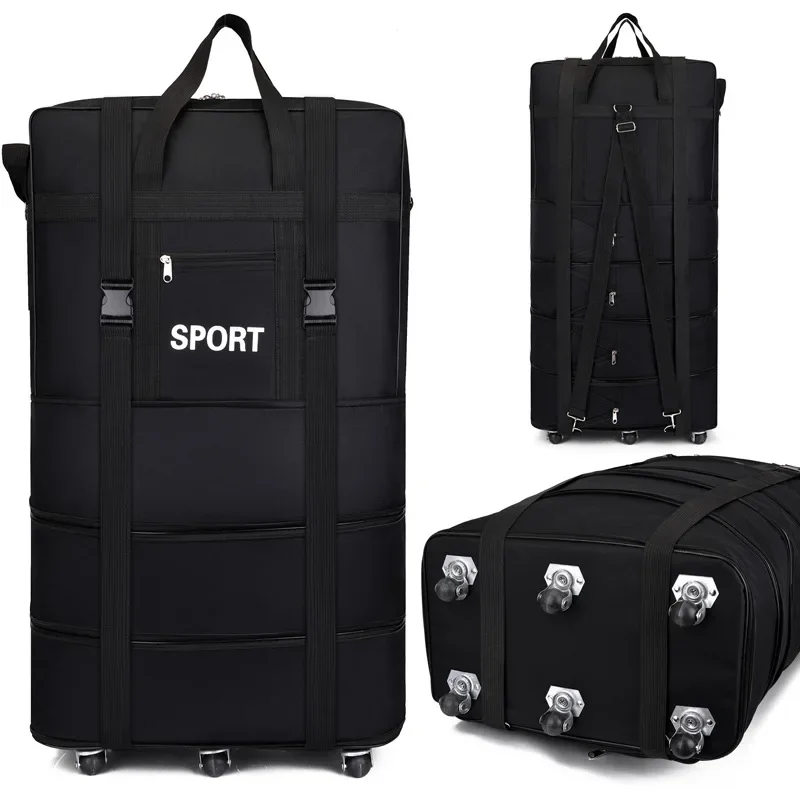 Plus Borsa a quadri per compag - Foldable Rolling Luggage Bag recensione e prezzo